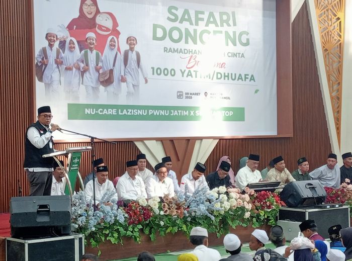 Lazisnu PCNU Bangil Gelar Santunan 1000 Anak Yatim, Gus Afif : Tantangan Hidup Meraka Sangat Berat