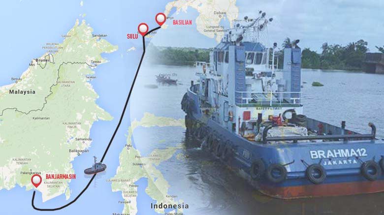 Kapal Brahma 12 yang dibajak dan 10 awaknya disandera.