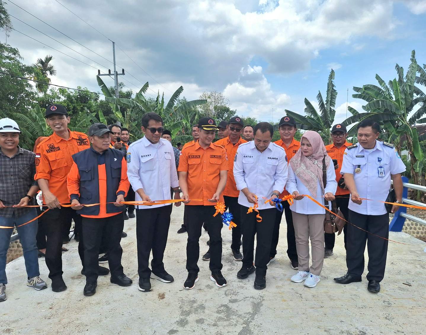 Kalaksa BPBD Jatim Resmikan Rekonstruksi Jembatan Terdampak Bencana di Kabupaten Ponorogo