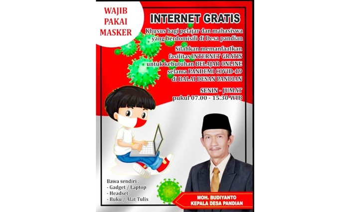Kepala Desa Pandian Moh Budiyanto.