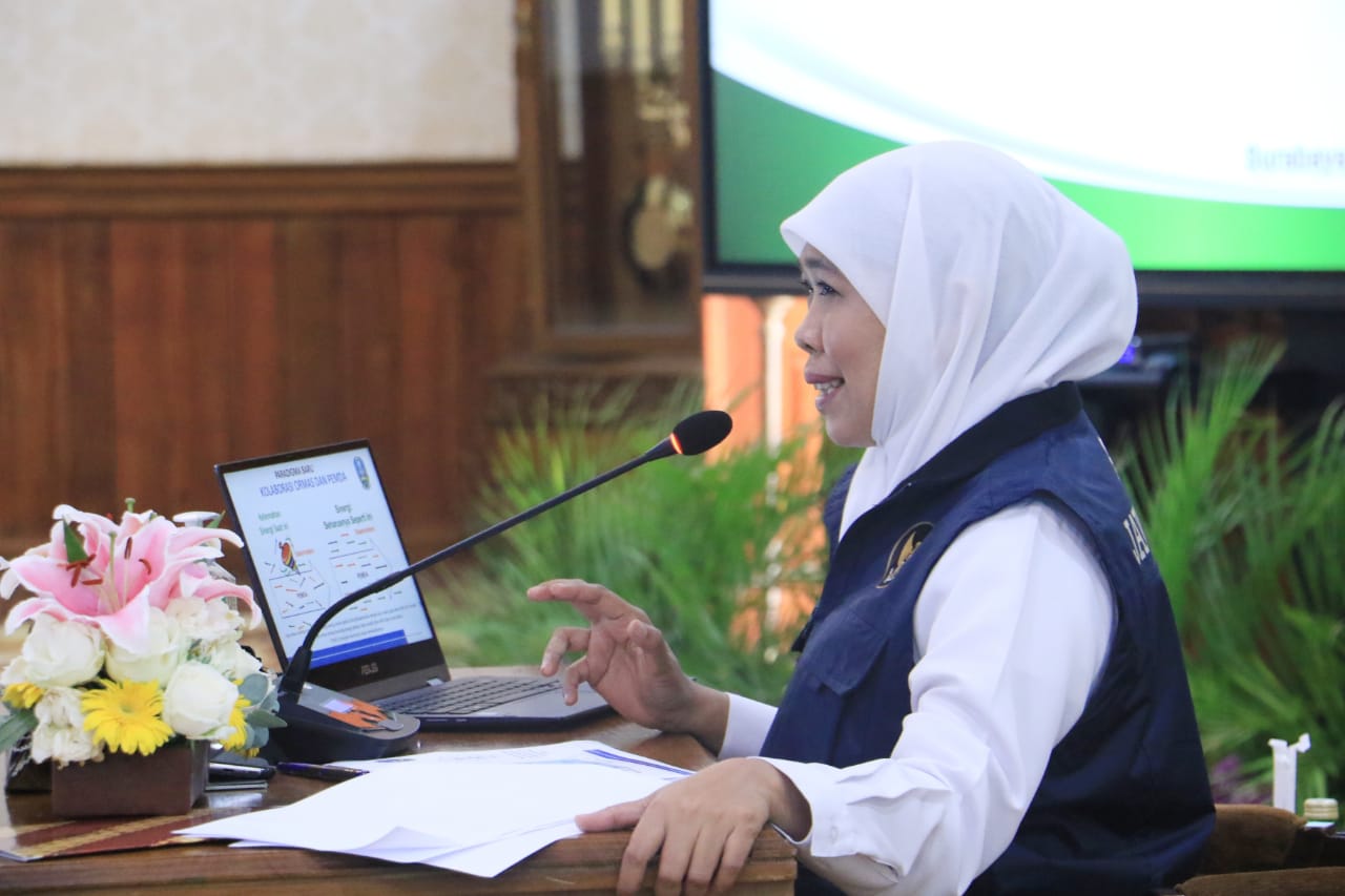 Gubernur Jawa Timur Khofifah Indar Parawansa. foto: ist/ bangsaonline.com
