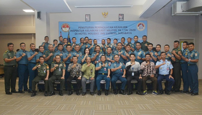 Sebanyak 31 Perwira TNI AL Resmi Menjadi Inspektur Kelaikan Laut Militer Tingkat I Kemhan RI.