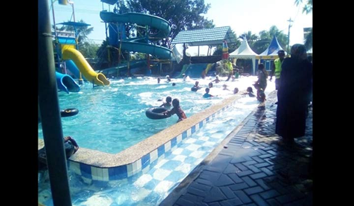 Kolam Renang Sebani bagian anak-anak.