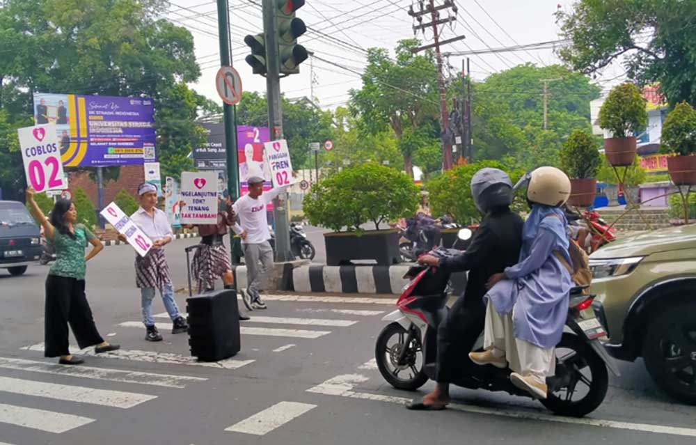 Tutup Masa Kampanye, Paslon Fren Gelar Kampanye Unik