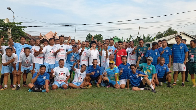 Saksikan Pertandingan Bola Mubarok FC Vs Perseta FC, Cabup Gus Barra Tuai Respons Positif