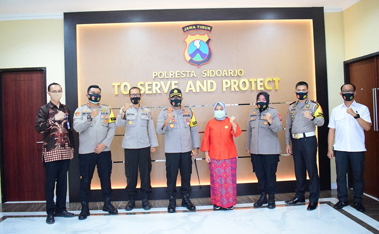 Deputi KemenPAN-RB Apresiasi Penerapan Protkes di Sentra Pelayanan Publik Polresta Sidoarjo