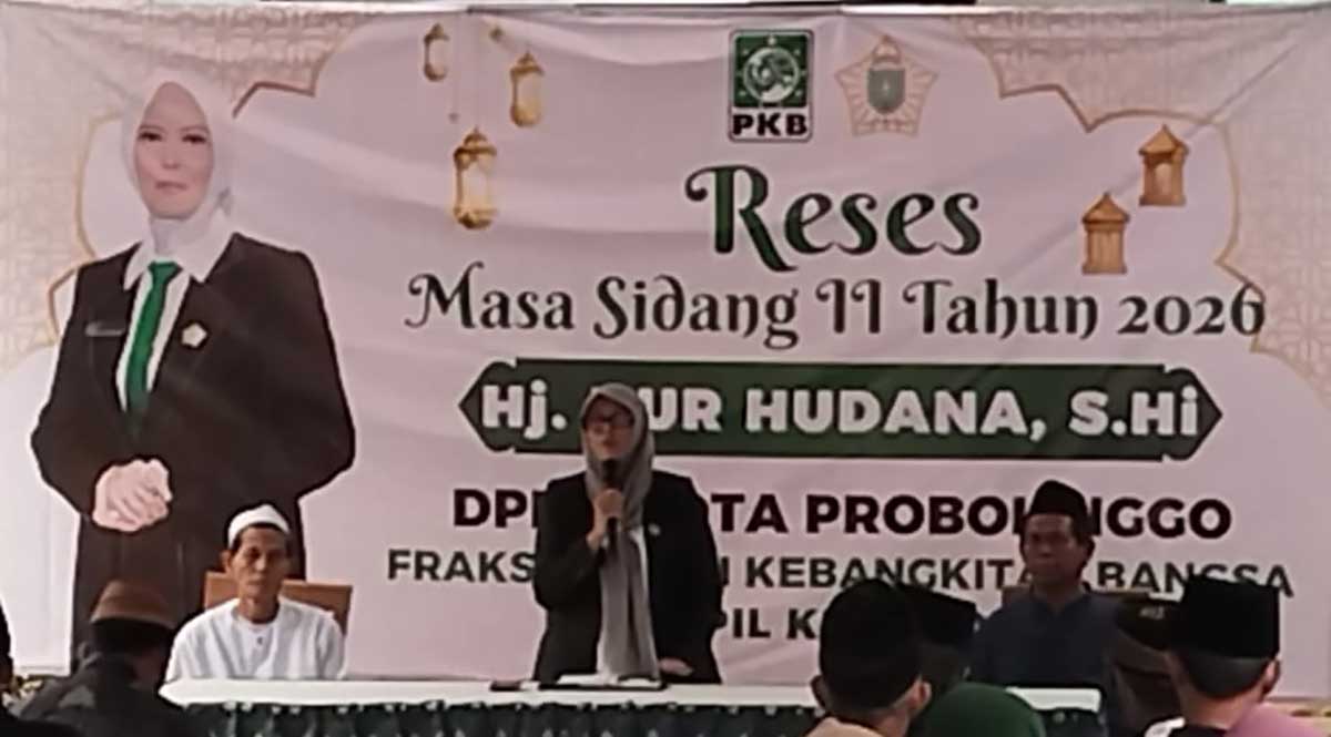 Reses anggota Fraksi PKB DPRD Kota Probolinggo, Nur Hudana.