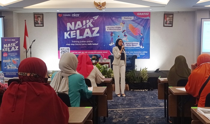 Pelatihan yang dilakukan untuk para pelaku UMKM di Sidoarjo.