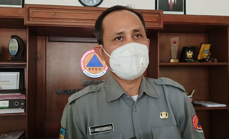 Slamet Turmudi, Sekretaris Satgas Percepatan Penanganan Covid-19 Kabupaten Kediri. (foto: MUJI HARJITA/BANGSAONLINE)