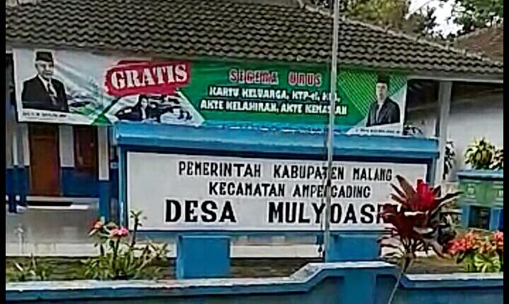 Kantor Desa Mulyoasri, Kecamatan Ampelgading, Kabupaten Malang