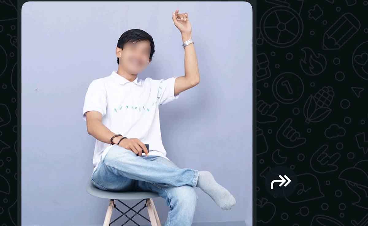 Tangkapan layar pembunuh mahasiswi di Bangkalan.