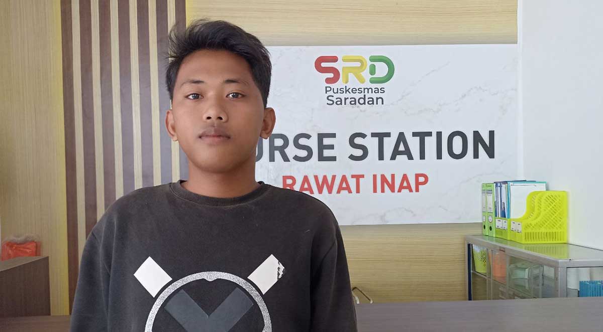 Peserta JKN dari Kabupaten Madiun, Karuniawan (22).