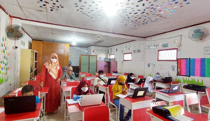 Uji Kompetensi Berbasis Literasi dan Numerasi yang diadakan Kualita Pendidikan Indonesia secara massal dan serentak. foto: istimewa