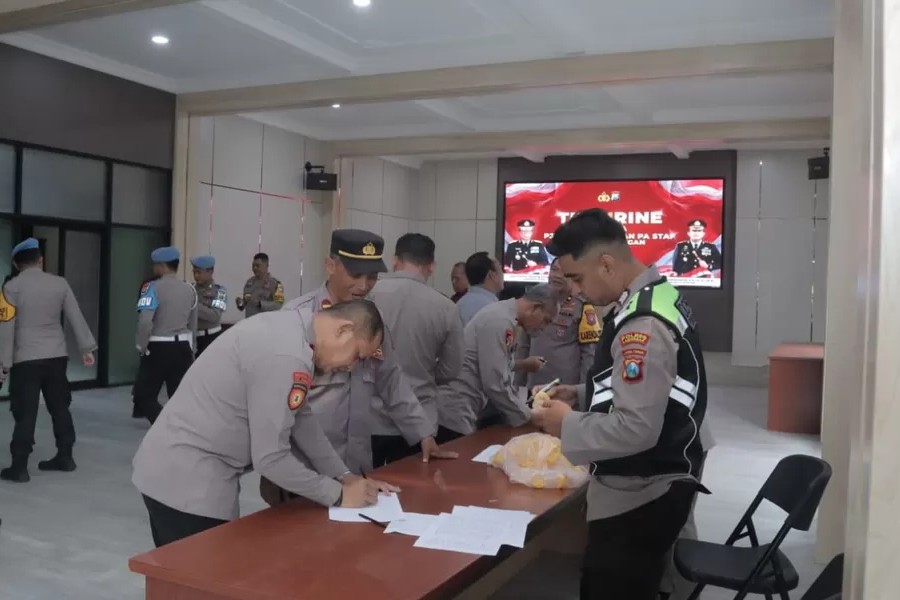 PJU, Perwira hingga Kapolsek Jajaran Polres Lamongan Jalani Tes Urine Mendadak, Begini Hasilnya