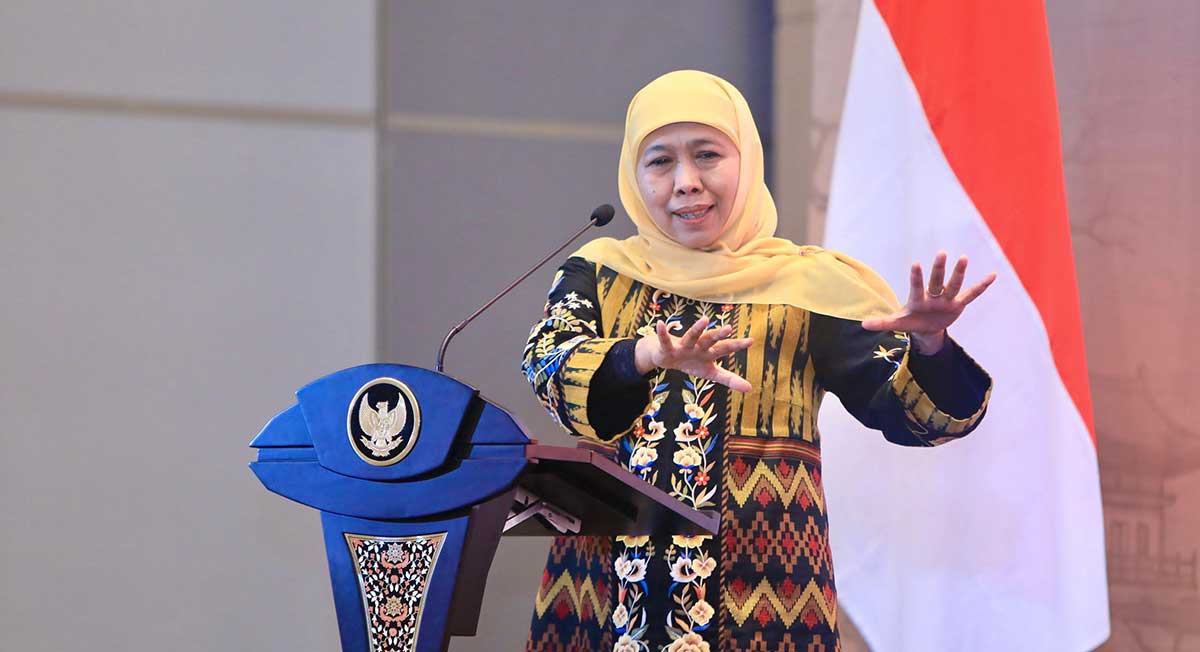 Gubernur Jawa Timur, Khofifah Indar Parawansa.