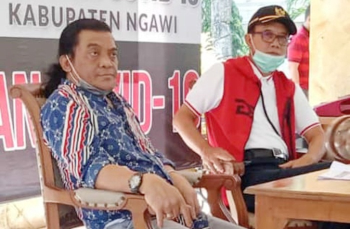 Didi Kempot saat bertemu dengan Bupati Kanang.