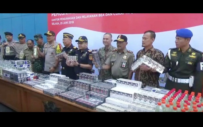 Bea Cukai Malang Musnahkan Ratusan Barang Sitaan Senilai Rp 1,2 Miliar