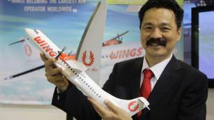 Rusdi Kirana , bos Maskapai Penerbangan Lion Air. Foto: Reuter/kompas