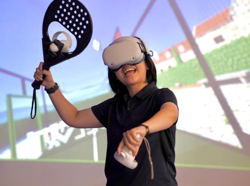 Salah satu wahana yang menggunakan VR di Jatim Park 1