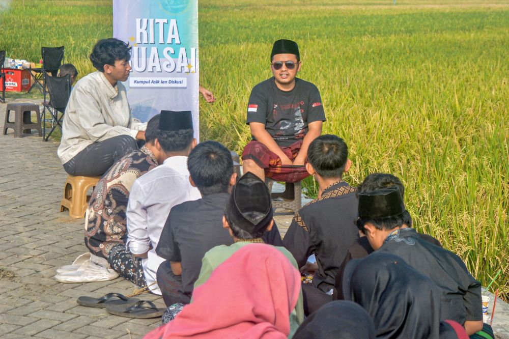 IPNU–IPPNU Jabon menggelar Kumpul Asik Lan Diskusi (KUASAI) dengan tema “Membentuk Kesadaran Kolektif Pelajar Ditengah Krisis Moralitas”