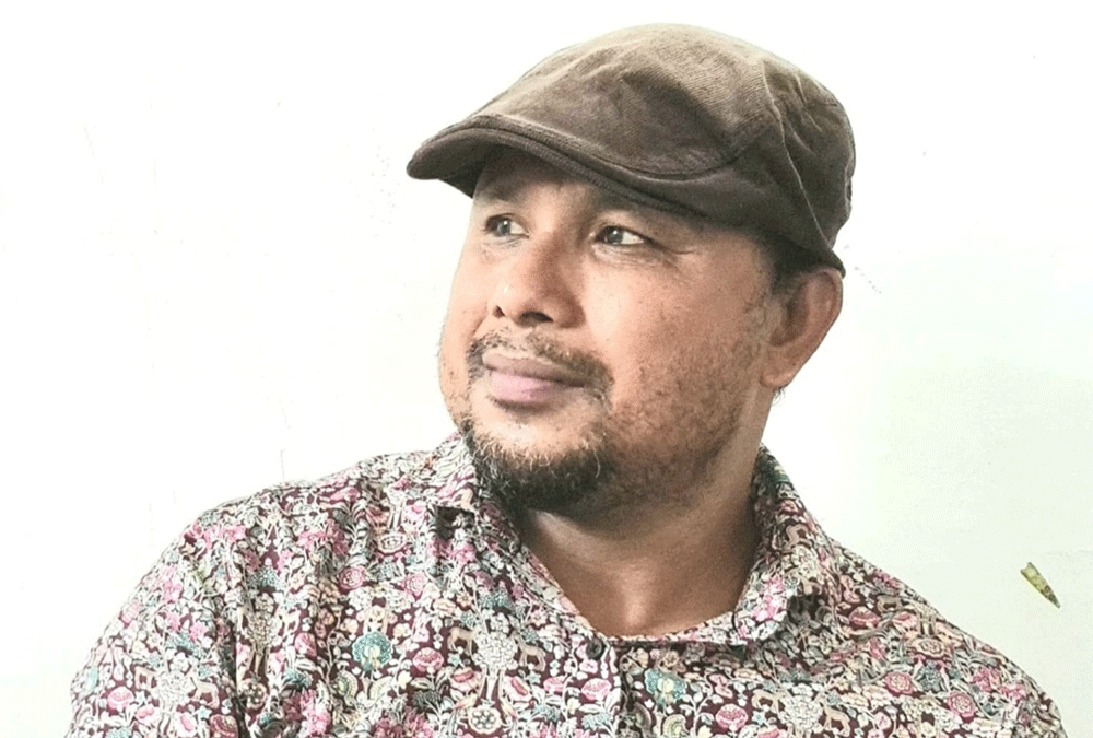 Ahmad Fauzi, Wartawan HARIAN BANGSA yang terpilih menjadi Ketua Aliansi Jurnalis Bangkalan.