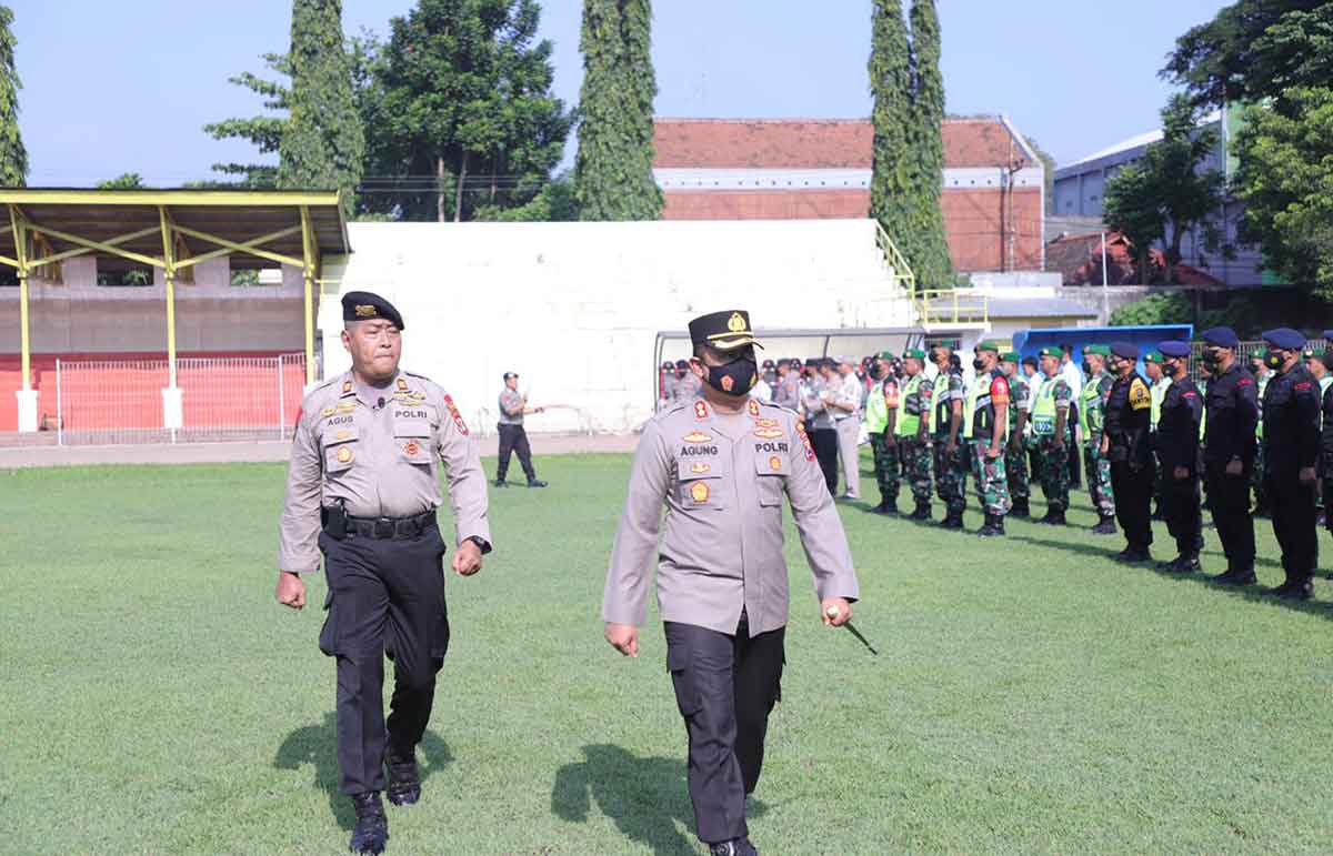 Amankan Pilkades Serentak, Polres Kediri Terjunkan 1.988 Personel