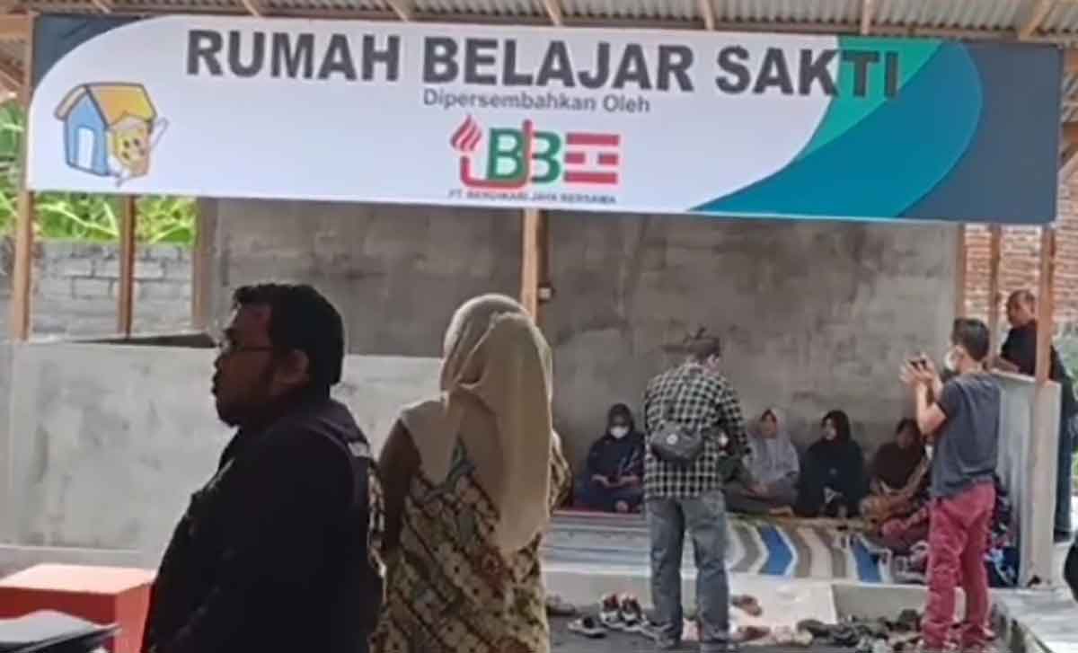 Susana Rumah Belajar Sakti di Kelurahan Sumbertaman, Kecamatan Wonoasih, Kota Probolinggo.