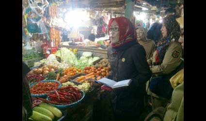 Harga Sayur dan Gula di Kediri Merangkak Naik, Disperindag Langsung Sidak