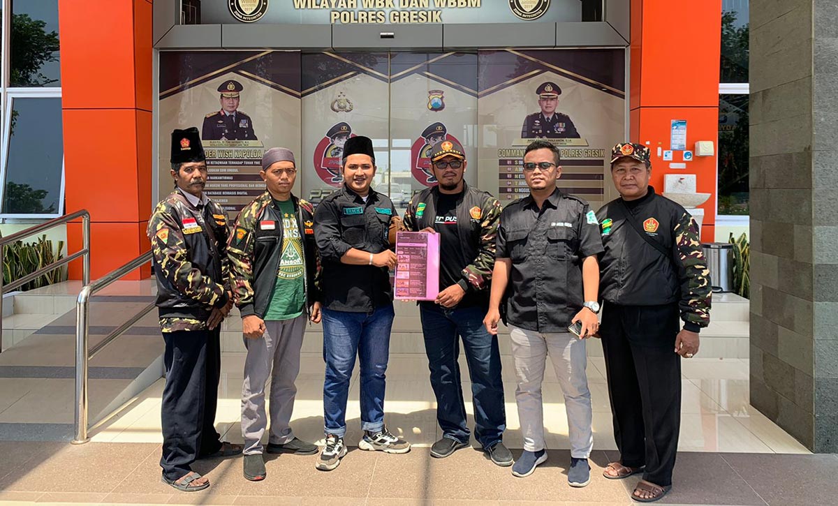 LBH Ansor Gresik Laporkan Akun YouTube Sunnah Nabi ke Polres Gresik