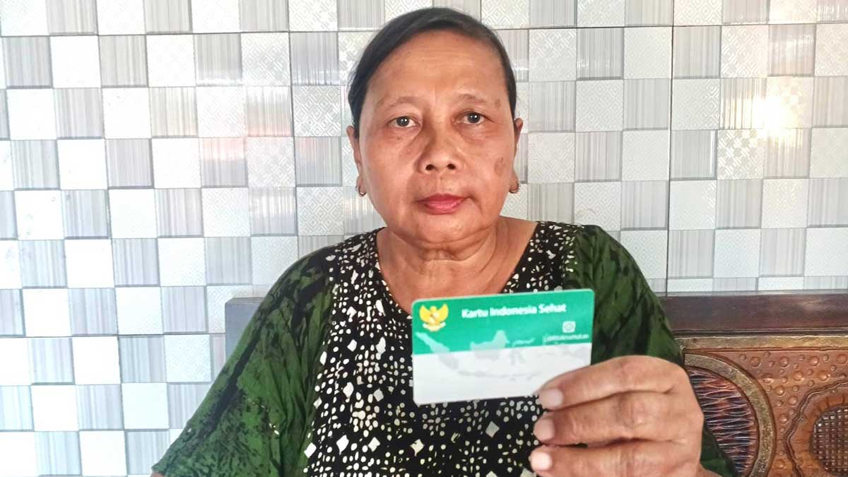 Salah satu peserta JKN dari Kabupaten Mojokerto, Eni.