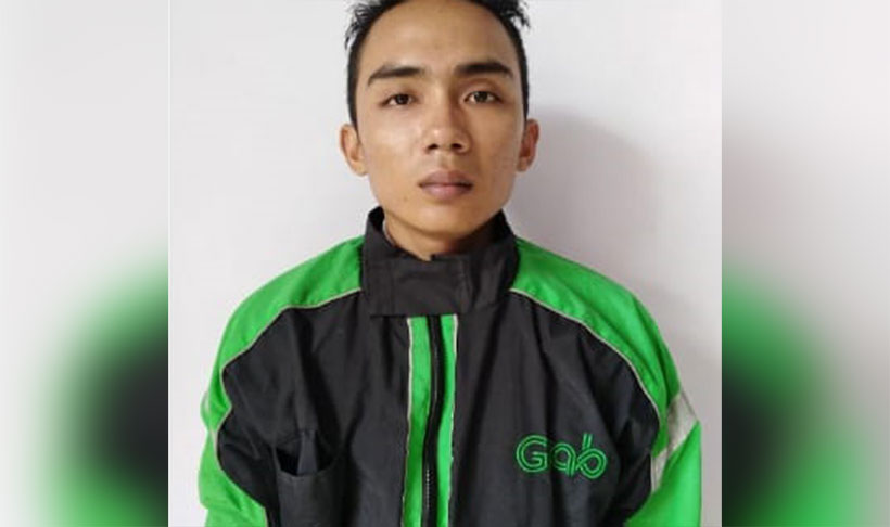 Driver ojol yang diduga melakukan pelecehan seksual kepada penumpangnya.