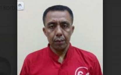 Tersangka penipuan, Sutrisno Bambang Aribowo. foto: beritajatim