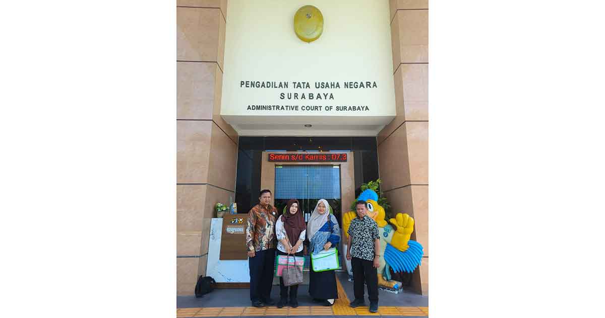 Tim Seksi Pengendalian dan Penanganan Sengketa dari Kantah Kabupaten Pasuruan.