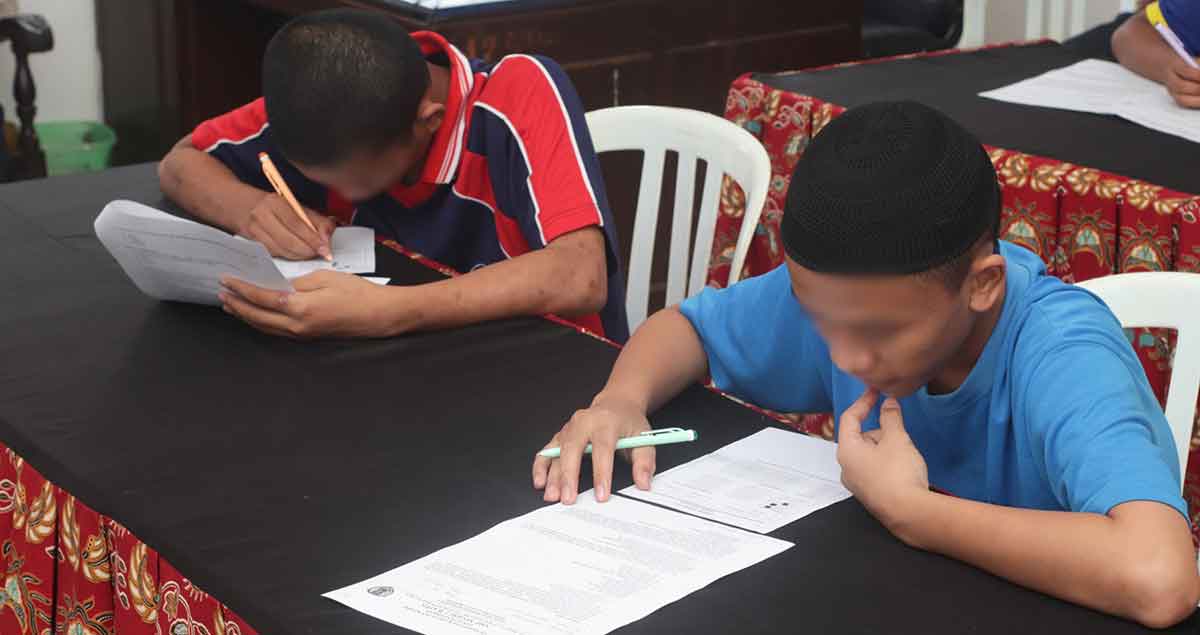 4 Anak Binaan Lapas Kediri Ikuti UTS, Pendidikan Tetap Berjalan di Tengah Pembinaan