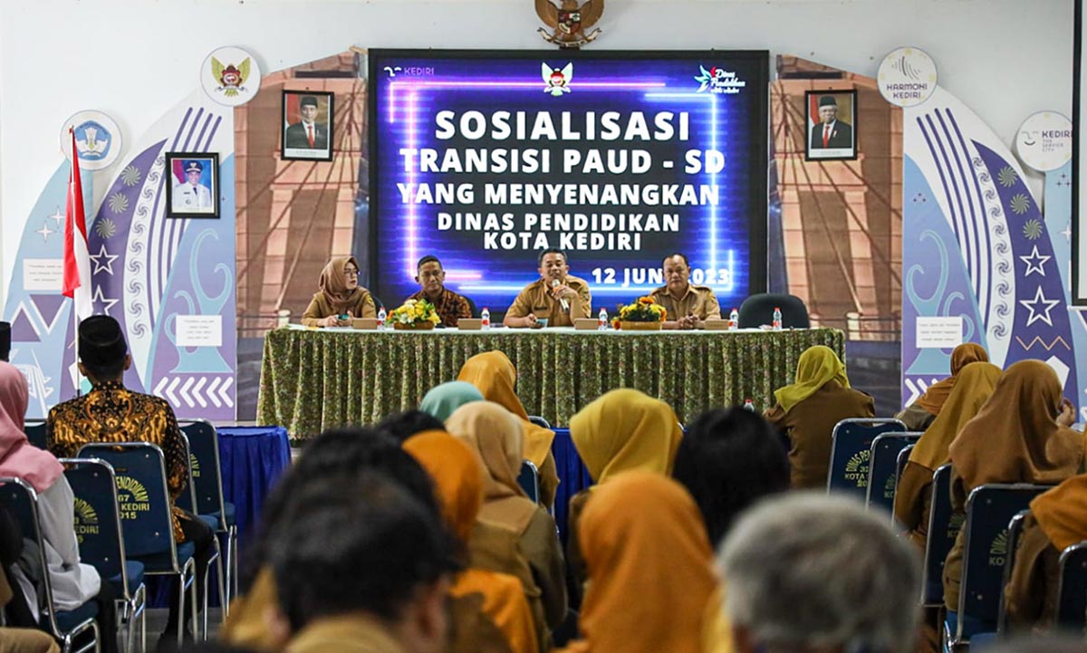 Sosialisasi Transisi PAUD-SD yang menyenangkan oleh Dinas Pendidikan Kota Kediri. Foto: Ist. 