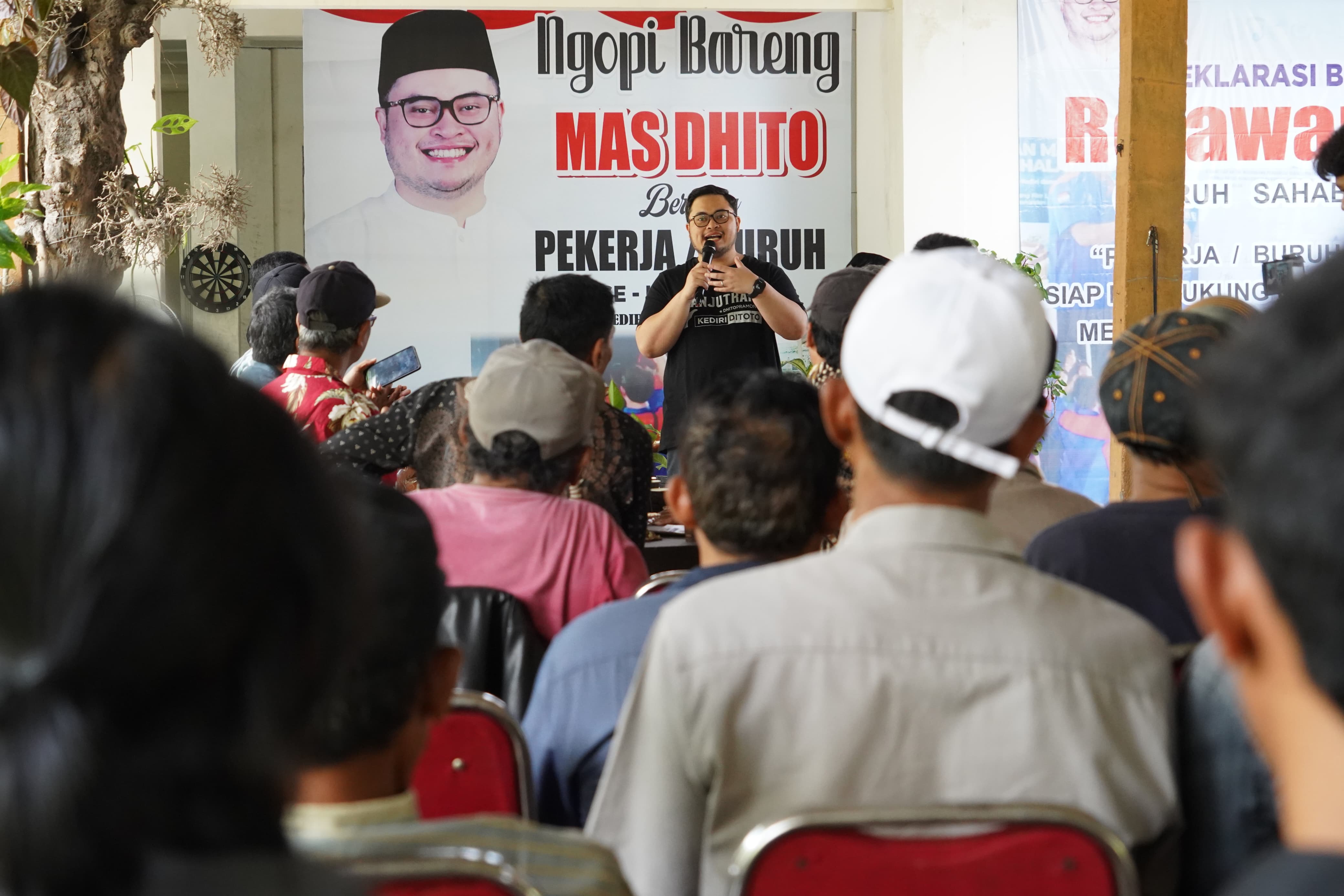 Bila Dua Periode, Cabup Dhito Janjikan 30 Ribu Lapangan Pekerjaan untuk Warga Kediri