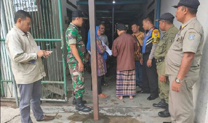 Operasi yustisi yang digelar di wilayah Kecamatan Tandes.