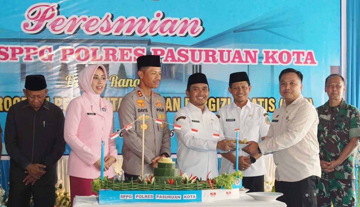 Peresmian SPPG ke-14 di Kota Pasuruan.