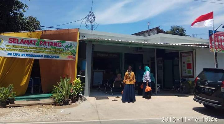 Bangunan Puskesmas Sekapuk. foto: SYUHUD/ BANGSAONLINE