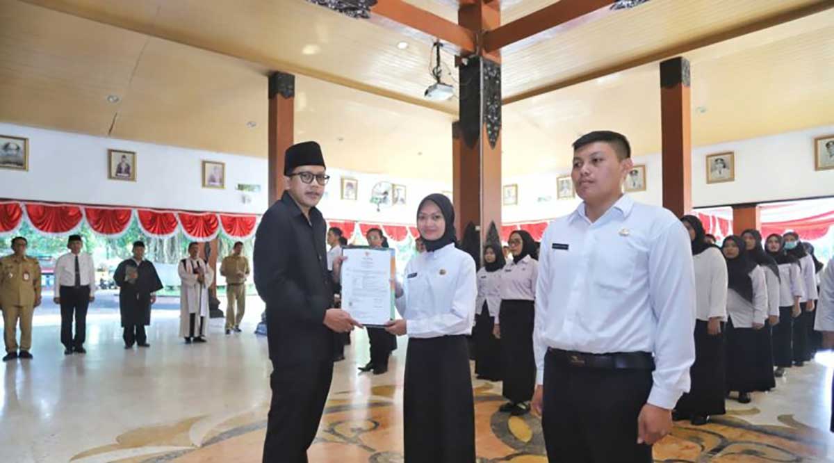 Wakil Bupati Trenggalek Lantik 88 PNS Formasi 2024