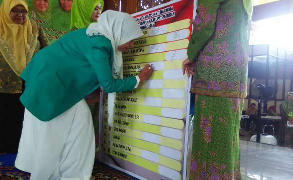 Peringati Harlah ke-70, Fatayat NU Tuban Deklarasi Laskar Anti Narkoba