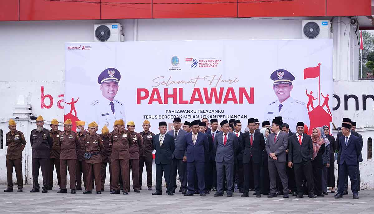 Peringatan Hari Pahlawan 2025 di Kota Pasuruan.