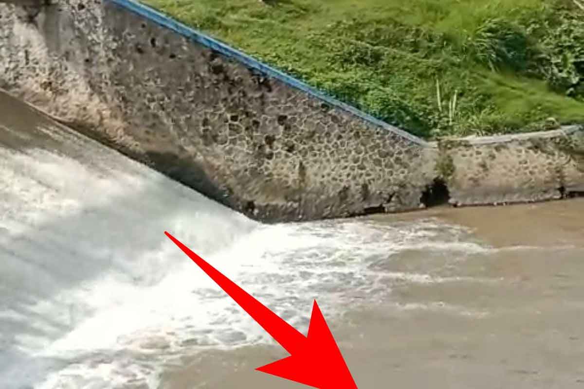 Lokasi penemuan mayat berjenis kelamin perempuan di Desa Padangan, Kecamatan Kayen Kidul, Kabupaten Kediri, Selasa (25/2/2025).