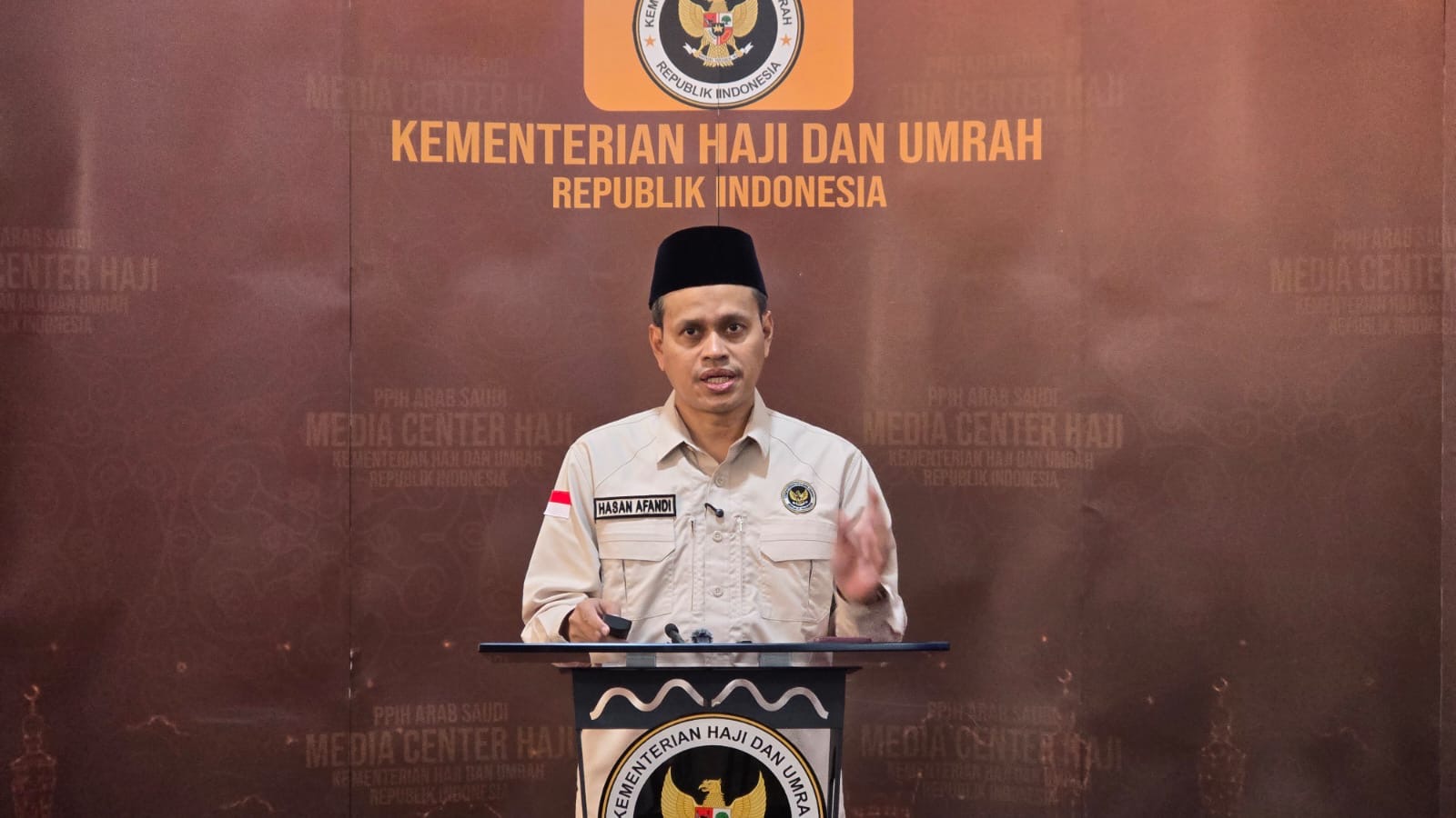 Kepala Biro Hubungan Masyarakat Kementerian Haji dan Umrah RI, Moh. Hasan Afandi.