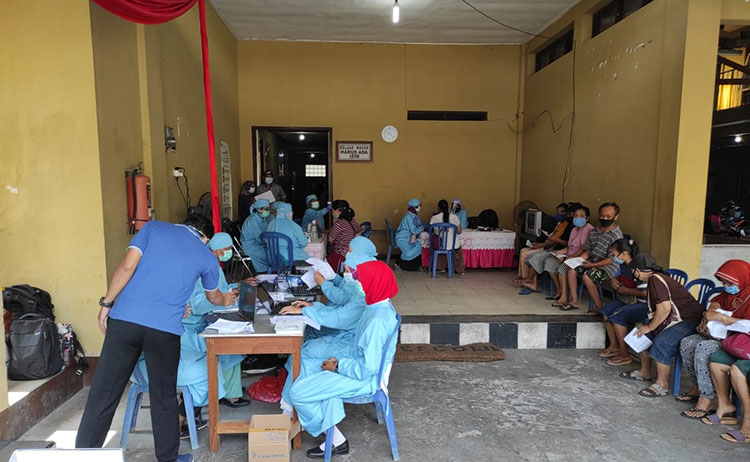 Program Vaksinasi Covid-19 di Kota Blitar. (foto: ist)