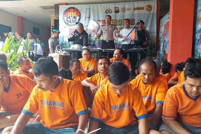 Polres Bangkalan Ungkap 124 Kasus Kriminal dalam 37 Hari