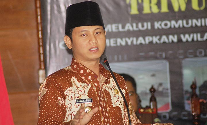 Bupati Trenggalek Moh. Nur Arifin. foto: HERMAN/ BANGSAONLINE