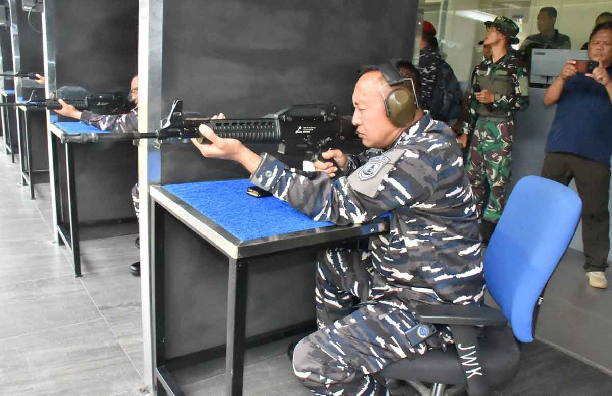 TNI AL Resmi Punya Lapangan Tembak Berteknologi ITMS di Kodiklatal Surabaya