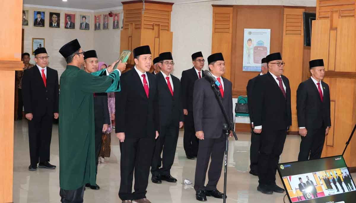 Pelantikan Pejabat Struktural di lingkungan Kementerian ATR/BPN.