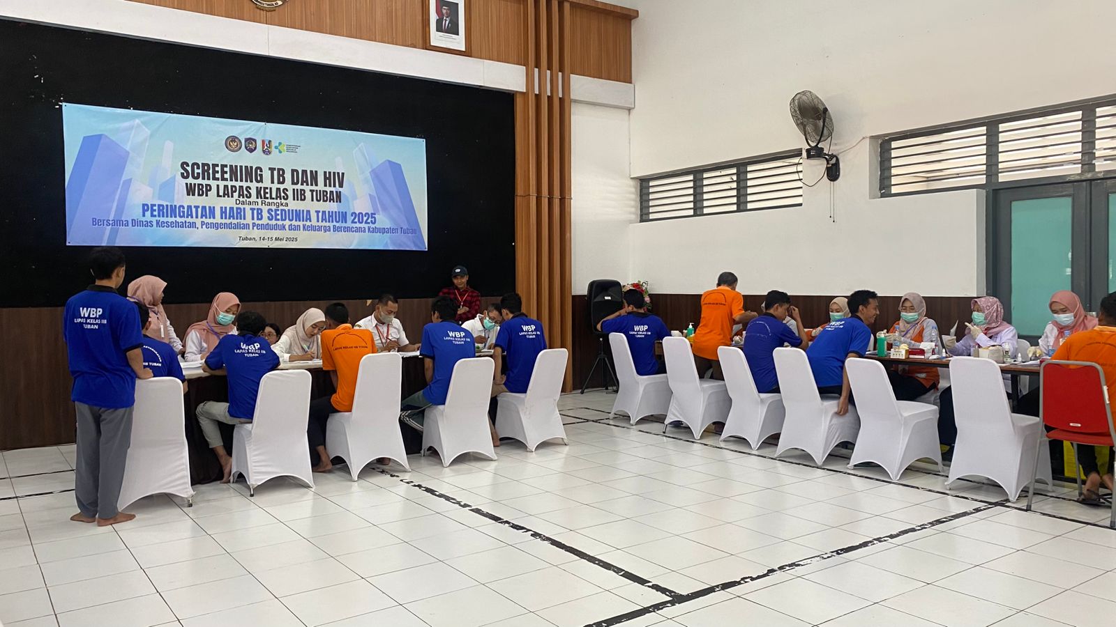  Kegiatan Screening TB dan HIV warga binaan Lapas Tuban